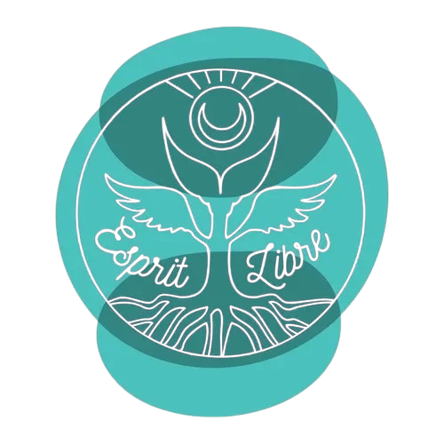 logo esprit libre sophrologue reflexologue aydat transparent